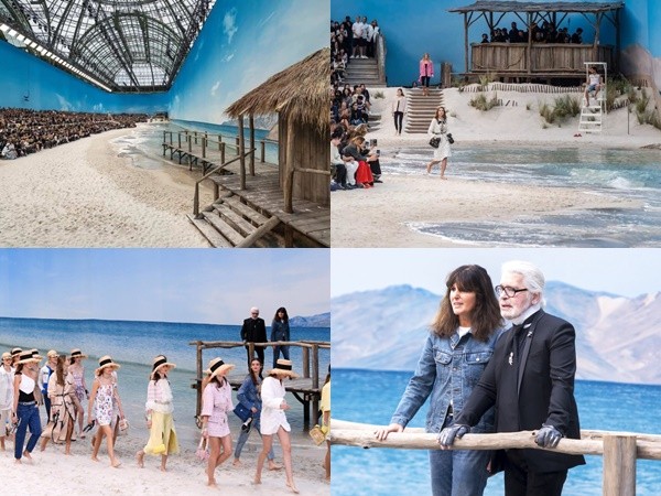 Chanel lại khiến cả thế giới sững sờ khi đem bãi biển vào lòng Paris