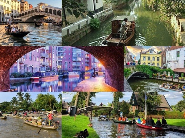 10 thành phố nổi tiếng có kênh dẫn nước tuyệt đẹp