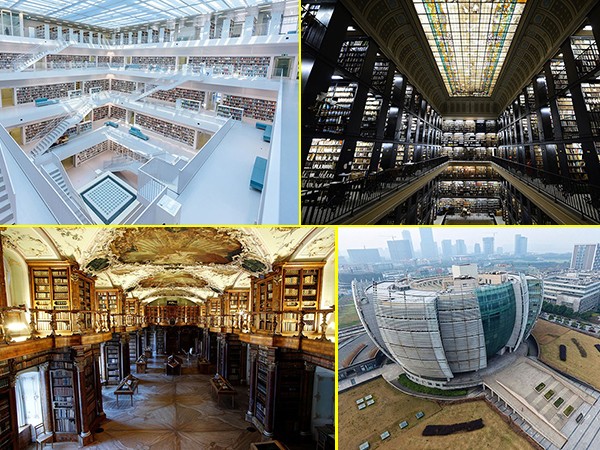 Choáng ngợp với những thư viện đẹp nhất thế giới