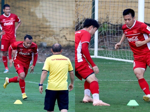 HLV Park Hang Seo cho đội tuyển Việt Nam tập bài “lạ” chờ đấu Malaysia