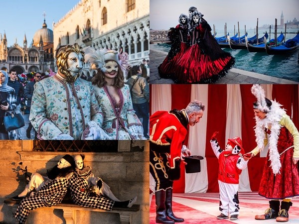 Đến Venice vào tháng 2, dự lễ hội hóa trang hoành tráng nhất năm
