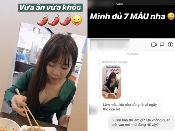 Bị nói "làm màu, tỏ vẻ ngây thơ", bạn gái Đặng Văn Lâm khẳng định: "Mình đủ 7 màu"