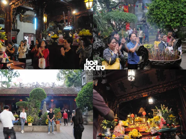 Người dân Hà Nội nhộn nhịp tới đền Quán Thánh vào ngày Rằm tháng Giêng