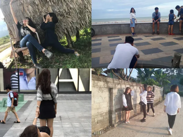 Có những đứa bạn nhiệt tình như thế này, lo gì không có ảnh để "sống ảo"