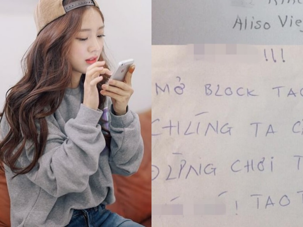 "Block" bạn trai vì cãi cọ, 4 ngày sau cô gái nhận thư chuyển phát nhanh với nội dung khó đỡ