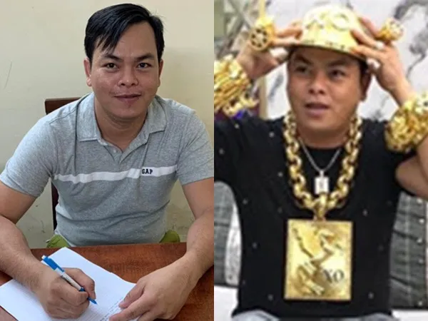 Phúc XO khai nhận toàn bộ nón, dây chuyền quá khổ là vàng giả