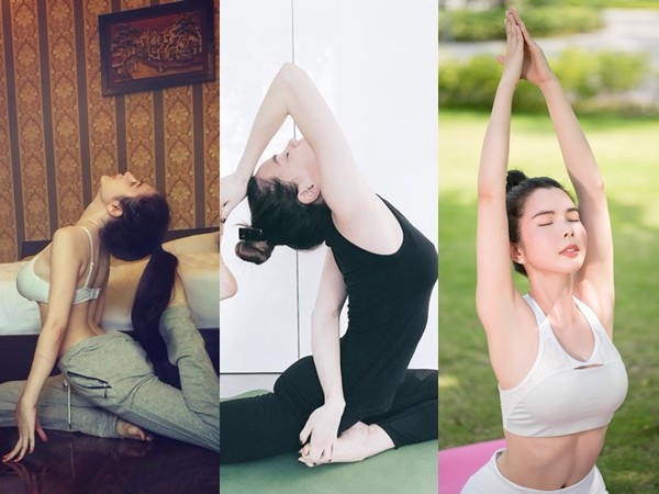 Ngoài Hồ Ngọc Hà, không ít sao nữ đình đám V-biz cũng yêu thích tập yoga