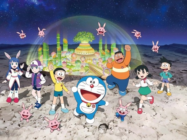 Doraemon hóa "thỏ ngọc" đốn tim khán giả trong chuyến phiêu lưu đến "nhà chị Hằng"