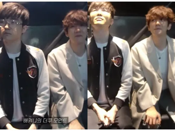 Đến Baekhyun (EXO) cũng ngượng ngùng, xấu hổ khi được ngồi cạnh thần tượng