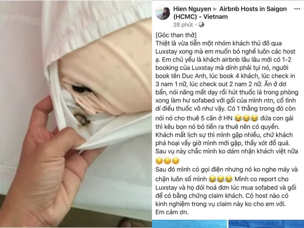 Thanh niên đi homestay phá đồ bị cộng đồng mạng kêu gọi tẩy chay