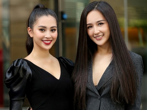 Hoa hậu Mai Phương Thuý và Hoa hậu Tiểu Vy lần đầu có dịp đọ sắc cùng nhau