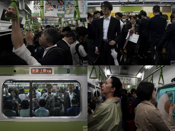 Cuộc sống ngột ngạt đến nghẹt thở ở Tokyo nhìn từ những chuyến tàu điện ngầm