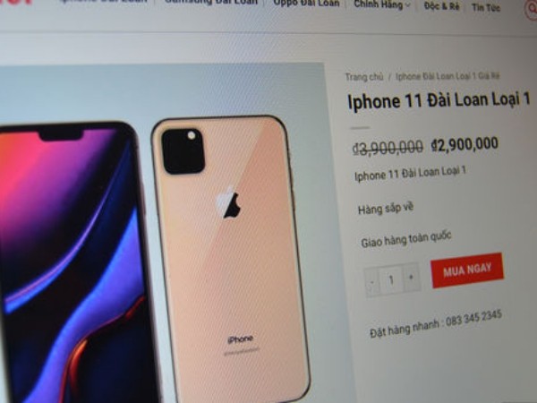 Chưa ra mắt, iPhone 11 đã lên kệ tại Việt Nam với giá chưa tới 3 triệu đồng