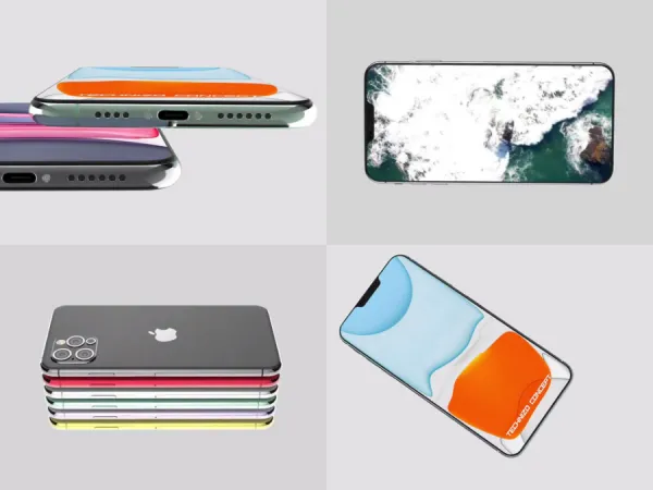 iPhone 12 lộ diện với thiết kế đẹp như mơ: Màn hình không viền, 4 camera "siêu to khổng lồ"