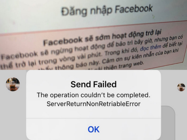 Facebook gặp lỗi, nhiều người dùng Việt Nam nhận thông báo MXH "ngừng hoạt động"