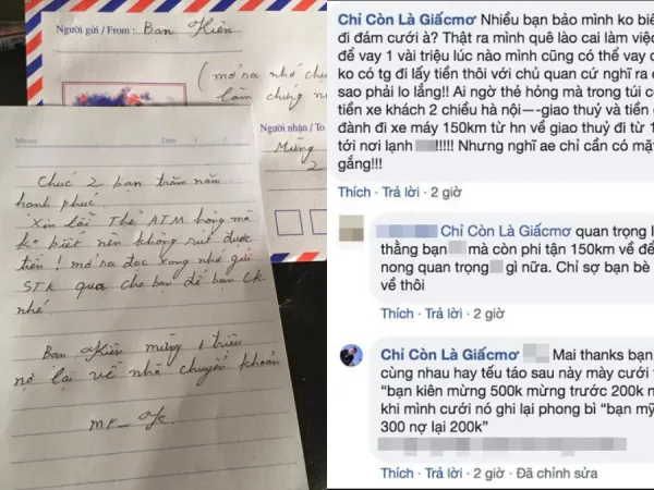 Chàng trai vượt 150 km đến ăn cưới bạn nhưng nợ tiền mừng vì lý do này