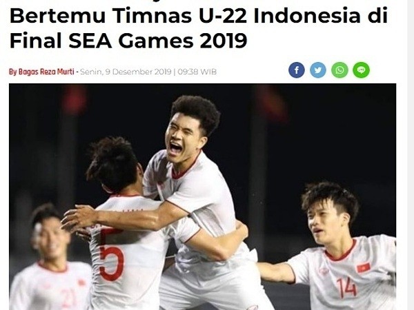 Truyền thông Indonesia: "U22 Việt Nam rất nguy hiểm vì khát khao vô địch"