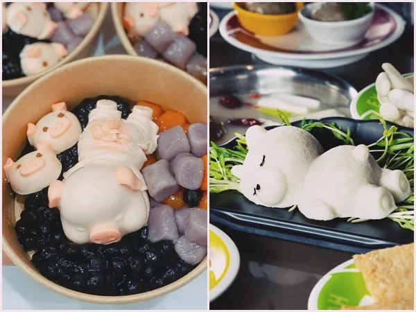 Món ăn quen thuộc hóa lạ khi có thêm những topping hình động vật ngộ nghĩnh xuất hiện