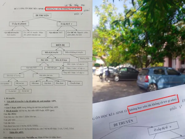 Chỉ nhắn một dòng trong đề cương ôn tập, cô giáo khiến teen học bài ngay tắp lự