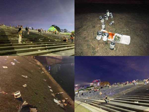 Thành phố Đà Lạt ngập ngụa đủ loại rác thải sau đêm Festival hoa