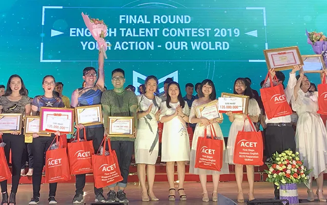 Chung kết cuộc thi tiếng anh dành cho học sinh, sinh viên